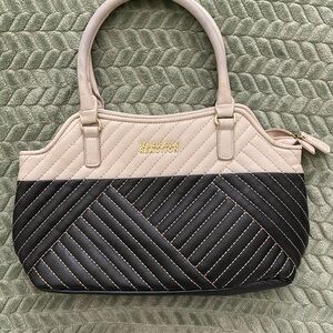 Kenneth Cole Reaction Two-Tone Quilted Shoulder Bag - Blush & Black
